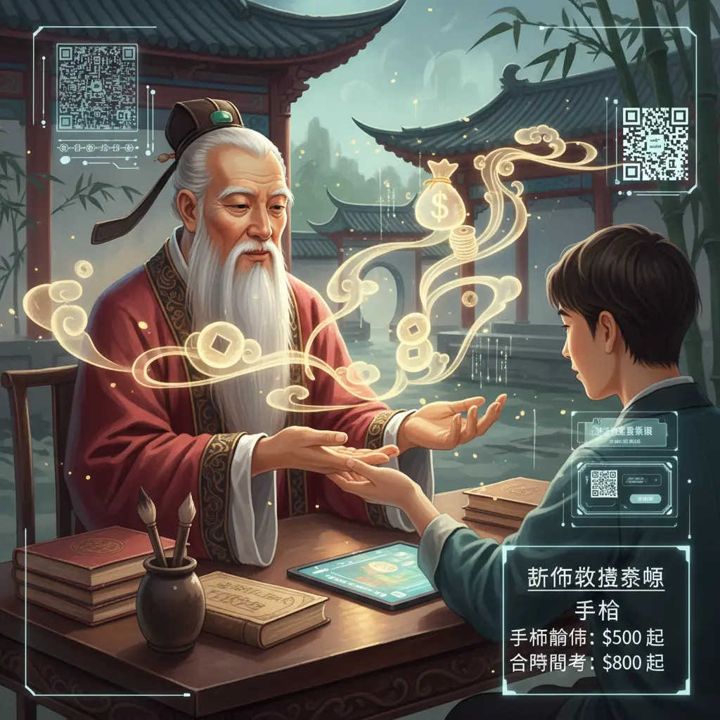 算命收費 - 手相學