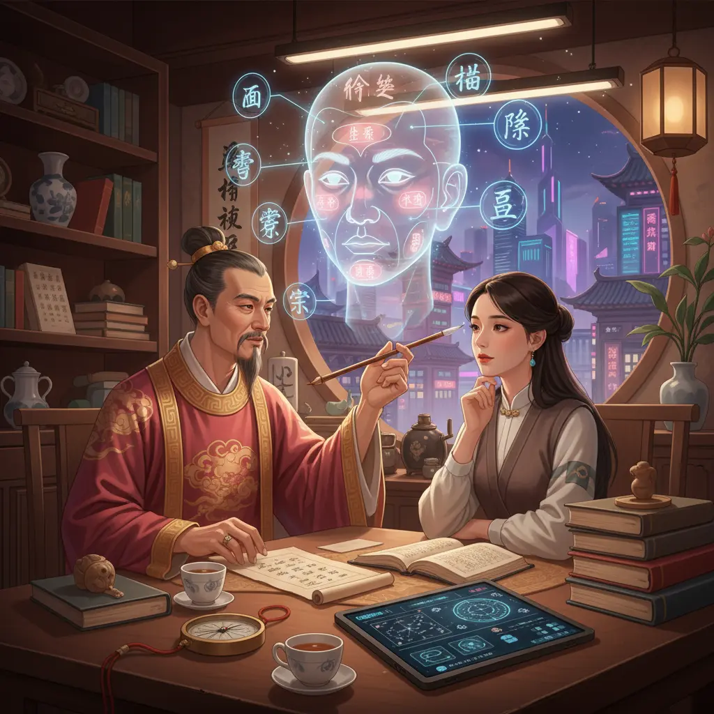 算命師傅 - 面相學